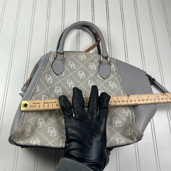 Dooney & Bourke Maxi Quilt Sydney Gray Satchel Shoulder Bag Vintage $400 - Picture 10 of 15